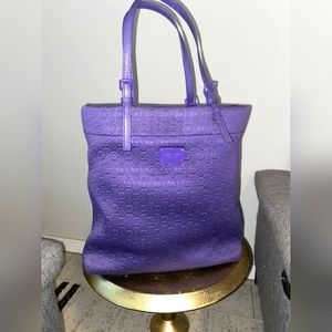 Michael Kors purple shoulder bag